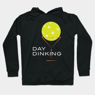 Funny Pickleball Day Dinking Martini Hoodie